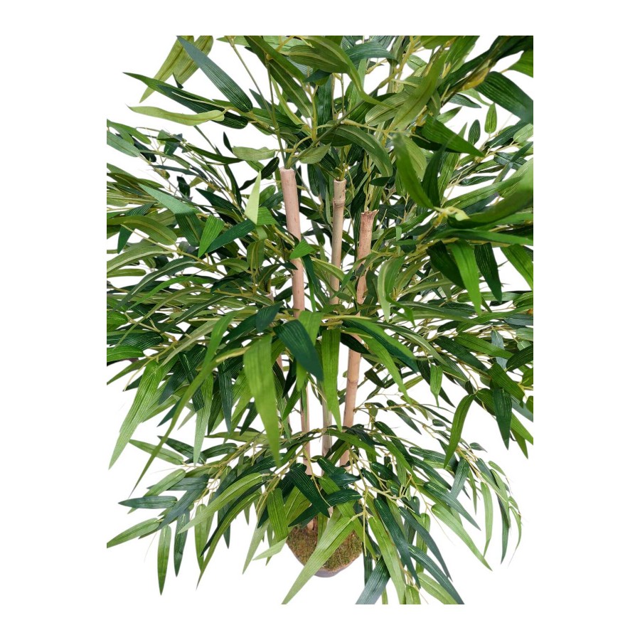 YAPAY BAMBU 6 GÖVDELİ LÜKS YAPRAKLI 160 CM BOYUNDA DEKORATİF MODERN AĞAÇ