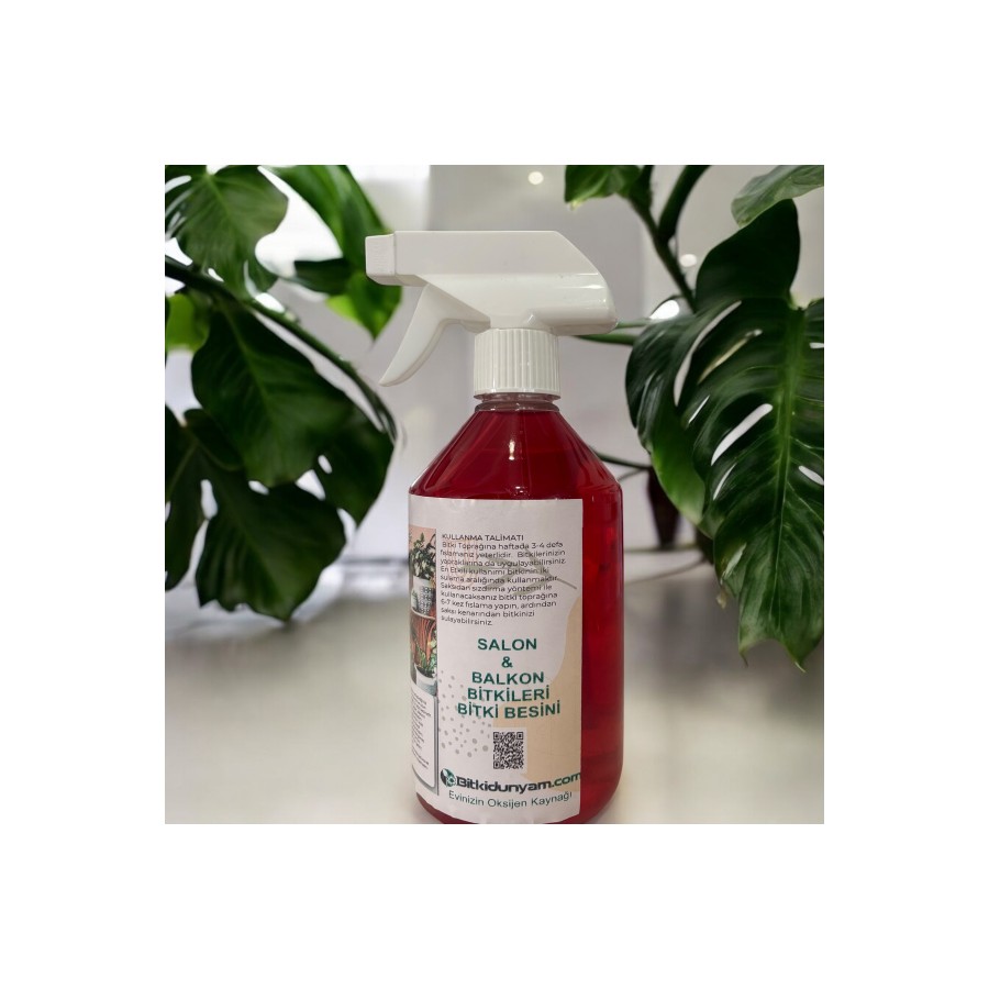 Bitki Besini Salon Ve Balkon Bitkilerine Özel 500 ML