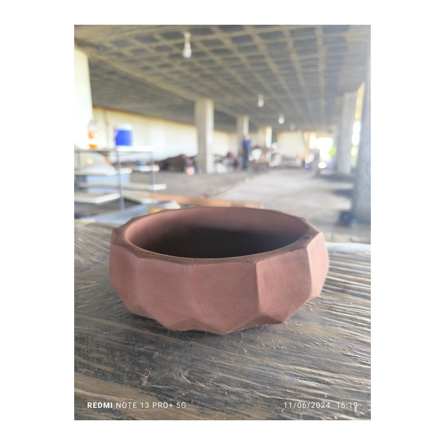 Kare Desen Beton Aranjman, Orkide ve Bonsai Saksısı 08