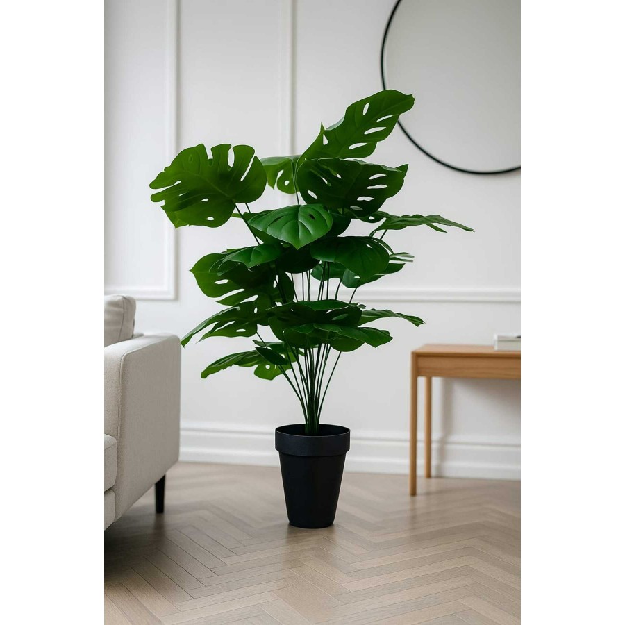 Dekoratif , Modern Salon Bitkisi ,yapay Ağaç Monstera 90 Cm