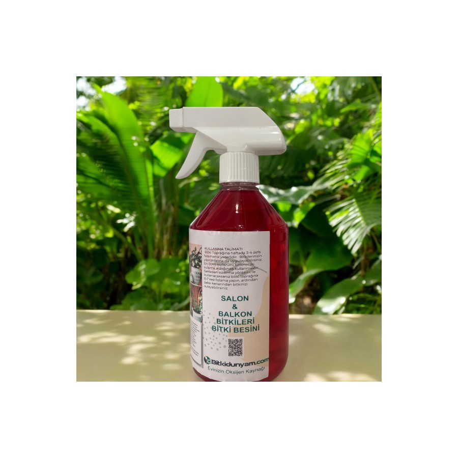 Bitki Besini Salon Ve Balkon Bitkilerine Özel 500 ML Bitki Besini Salon Ve Balkon Bitkilerine Özel 500 ML