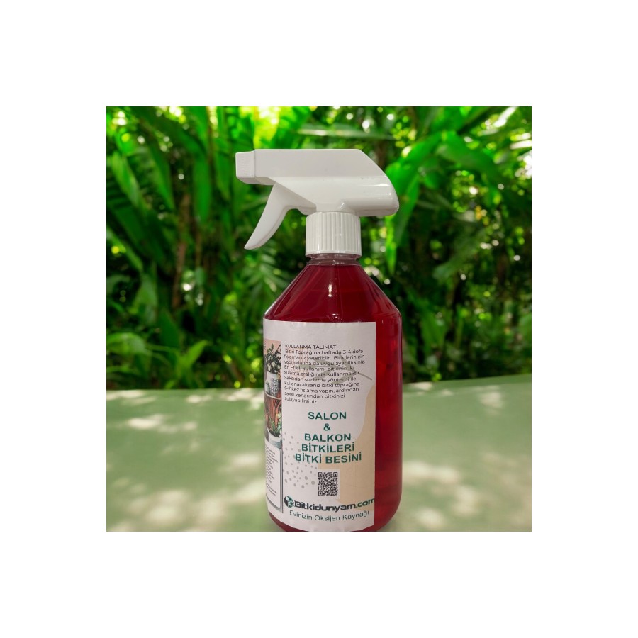 Bitki Besini Salon Ve Balkon Bitkilerine Özel 500 ML Bitki Besini Salon Ve Balkon Bitkilerine Özel 500 ML